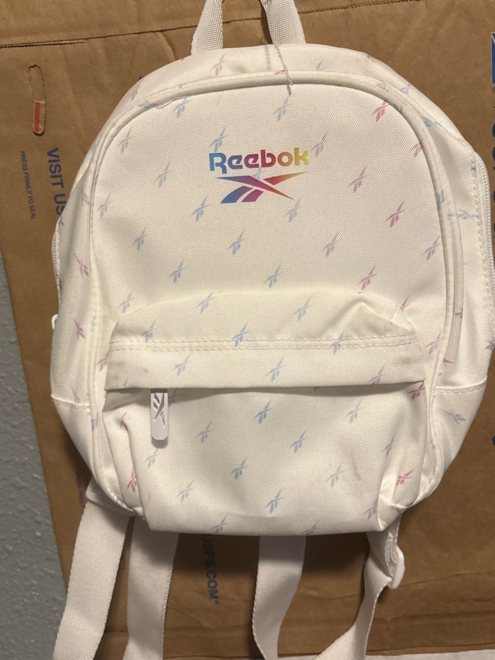 Reebok Mini Backpack with Pastel Logos